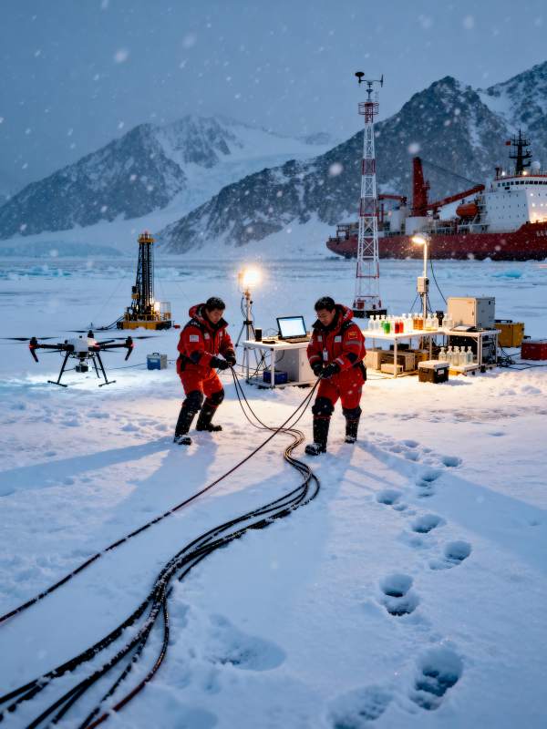 极地科考作业图片