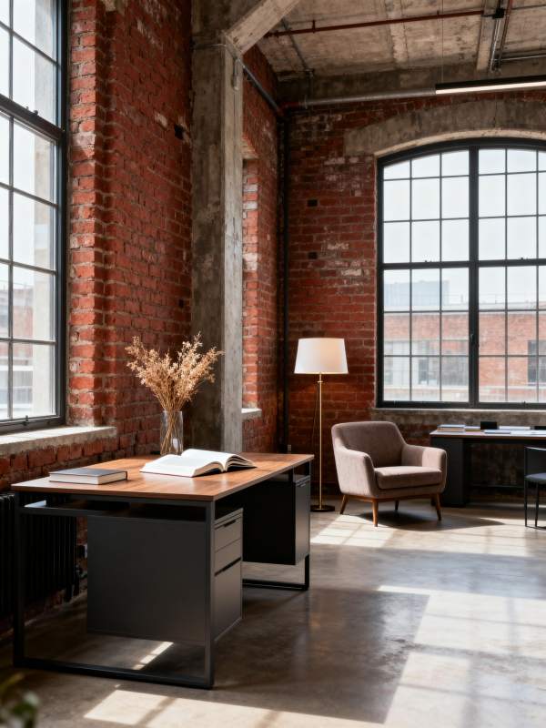 工业风办公空间图片