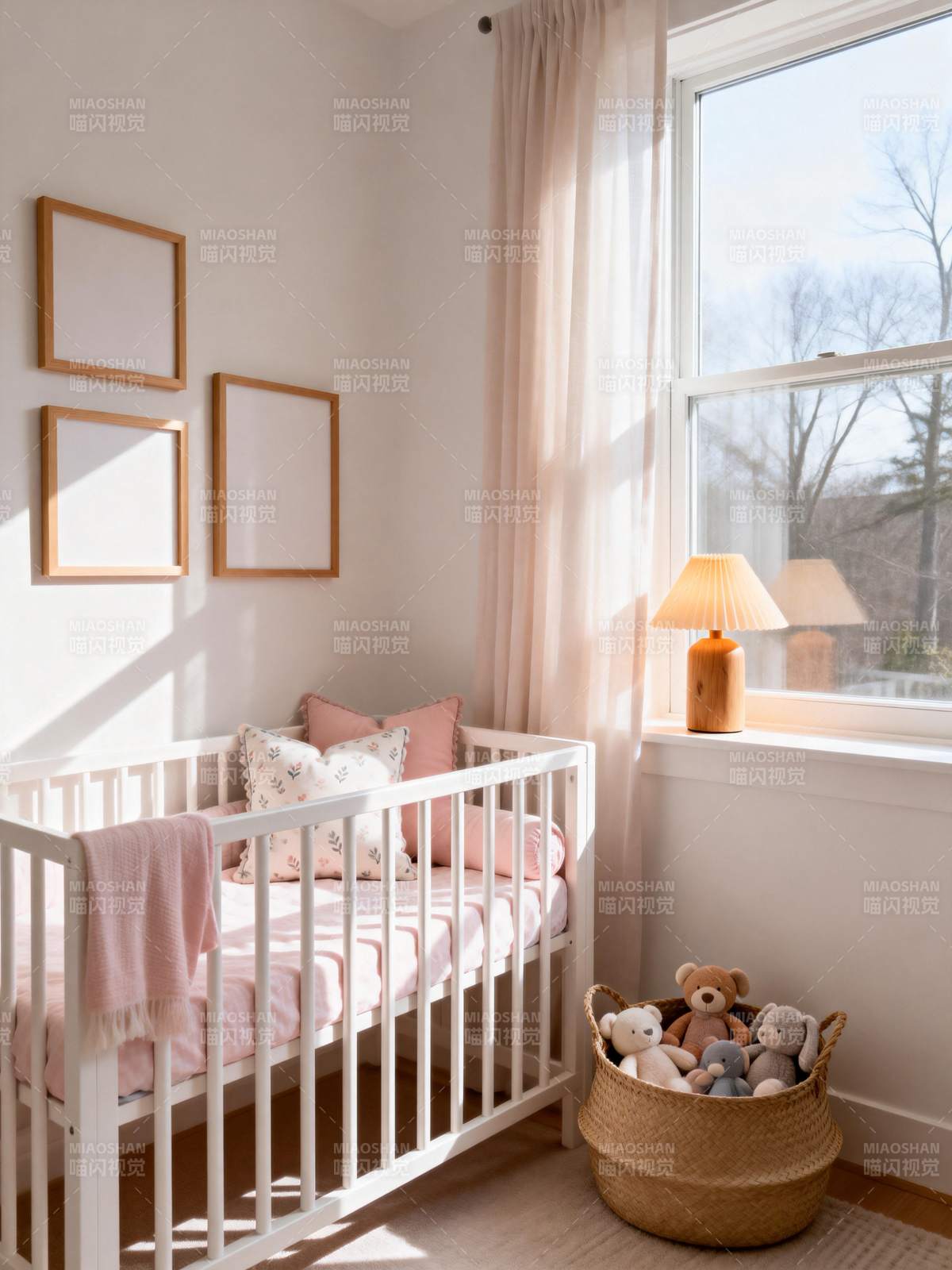 温馨婴儿房布置图片