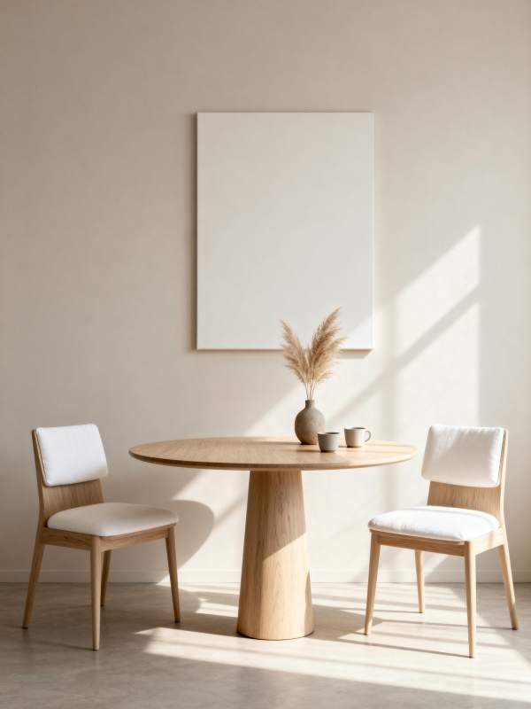 简约餐桌椅布置图片