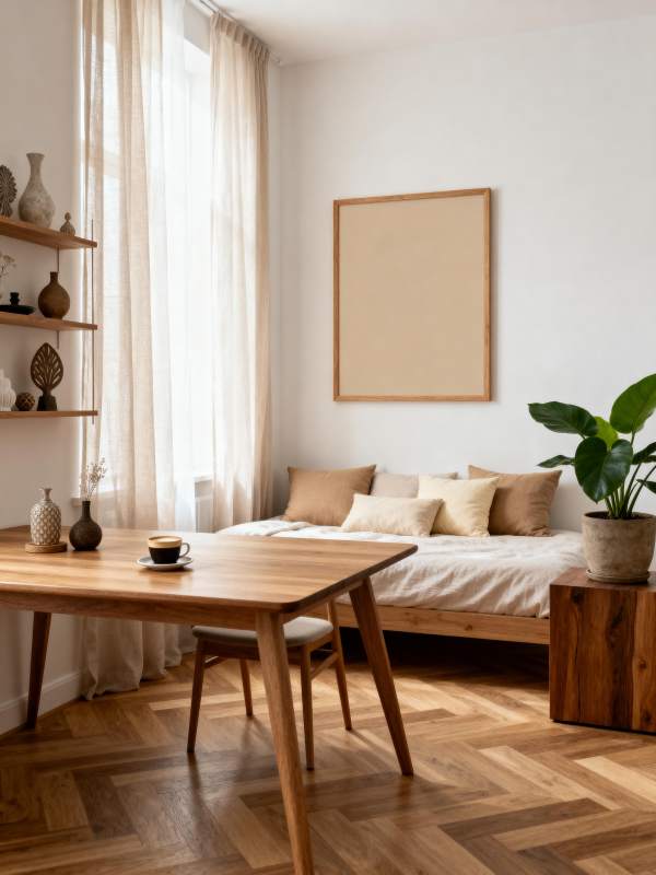 温馨木质家居空间图片