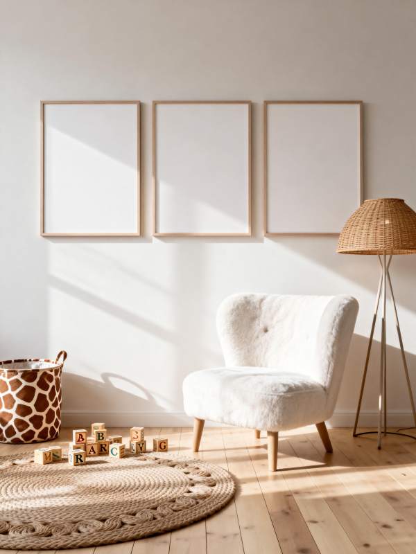 温馨北欧风客厅图片