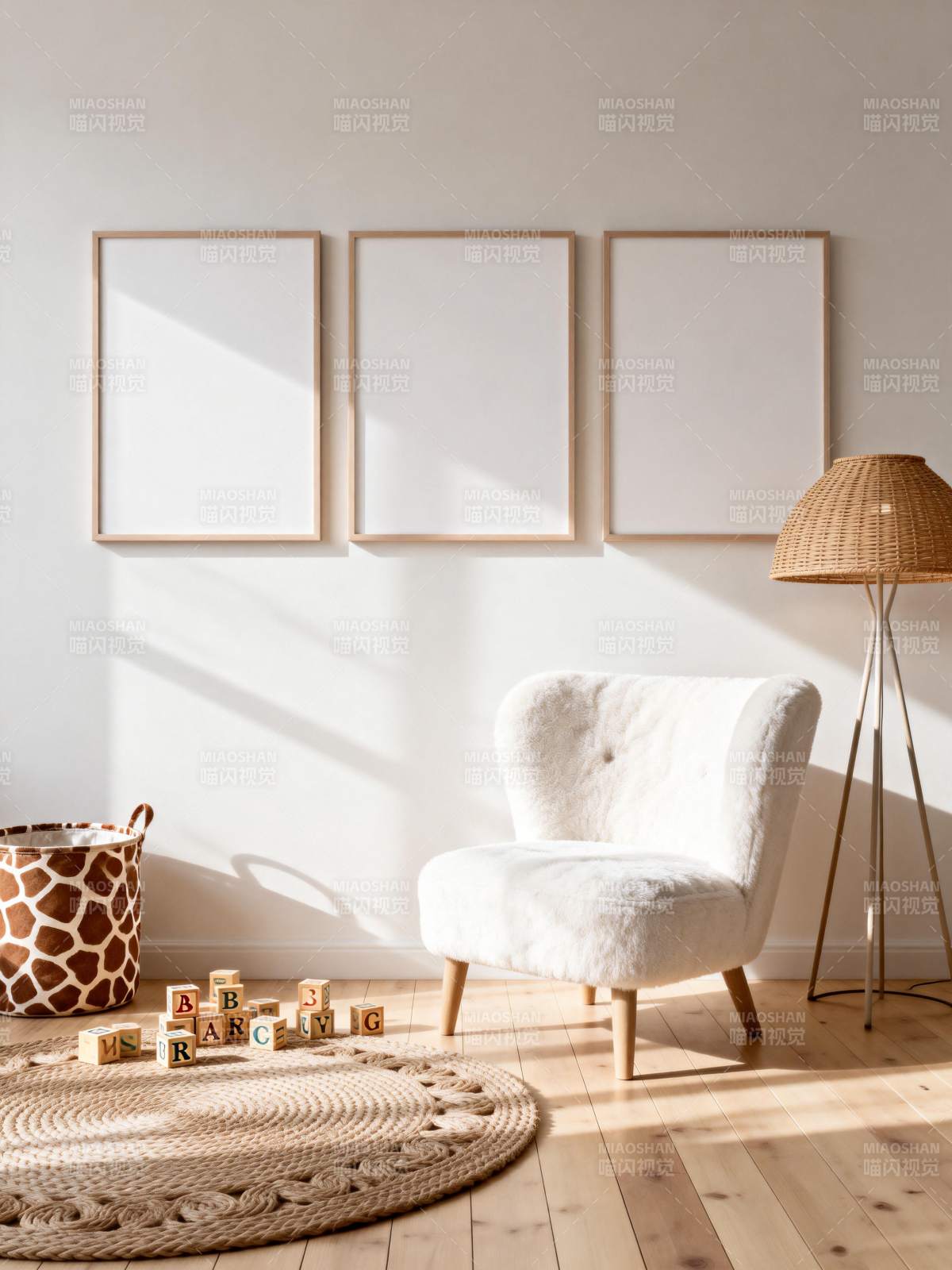 温馨北欧风客厅图片