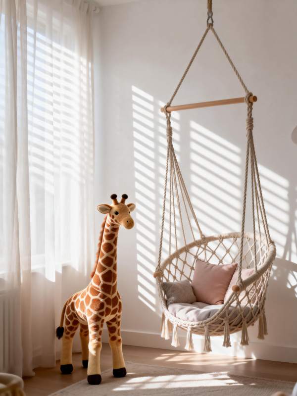 温馨儿童房一角图片