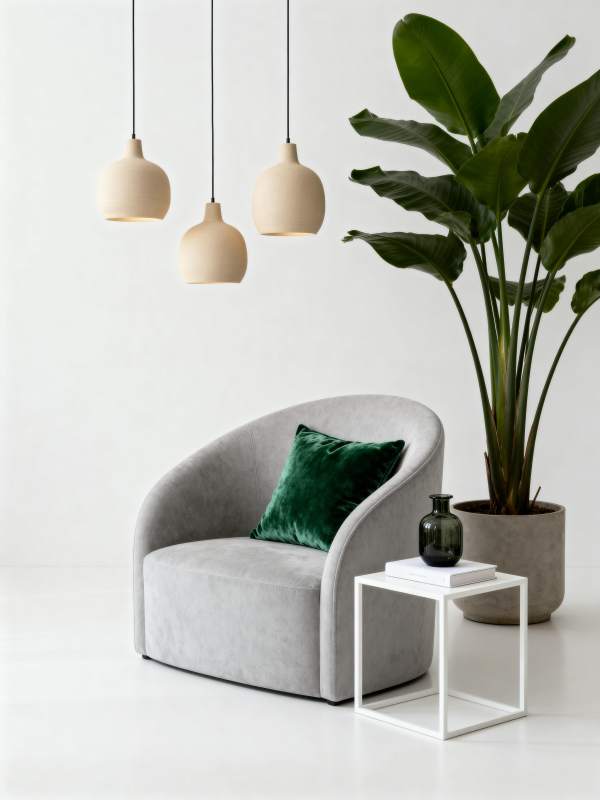 简约客厅一角图片