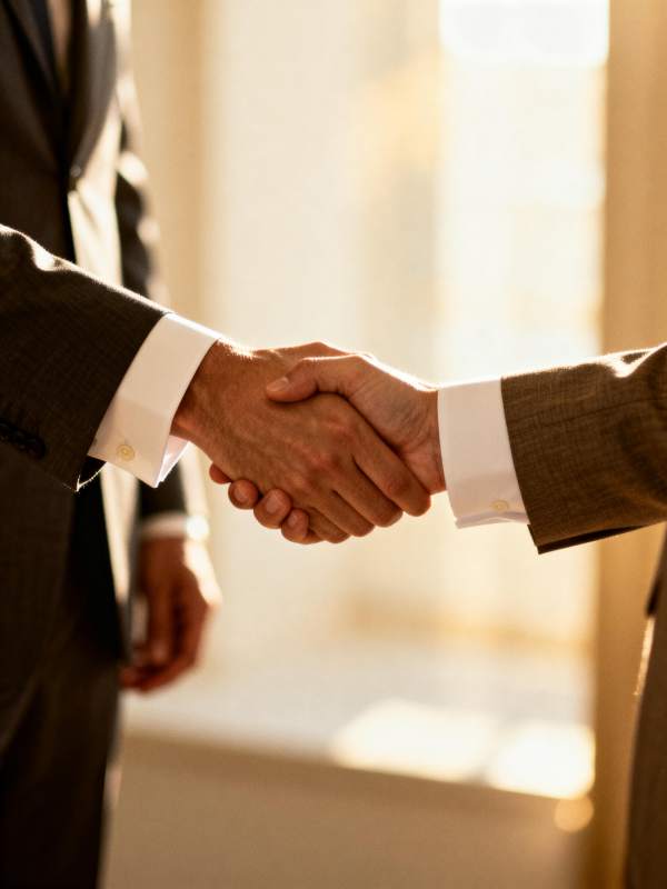 握手合作 共赢未来图片