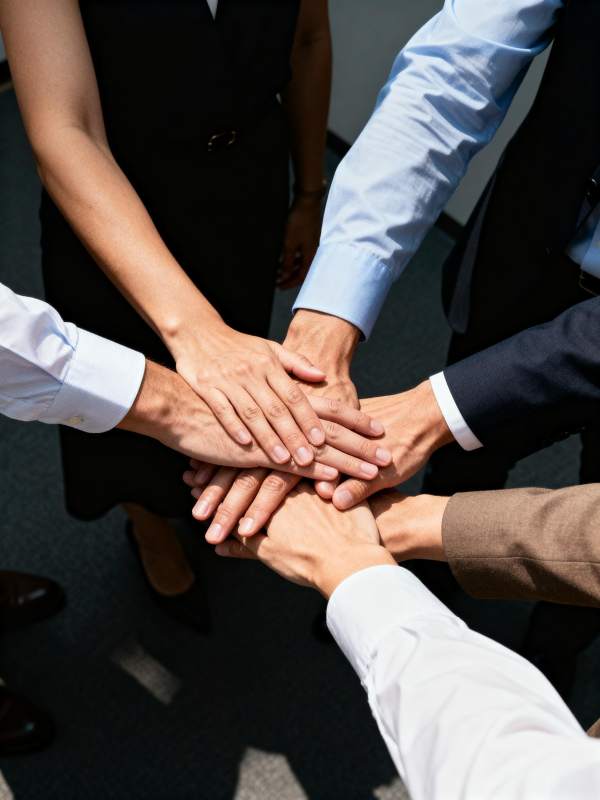 团队协作 共筑未来图片