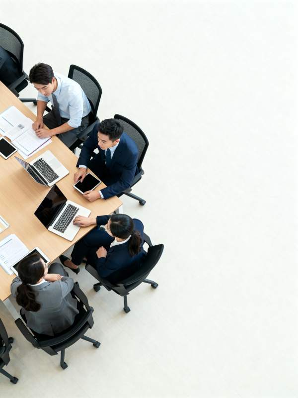 商务会议进行中图片