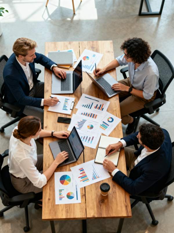 团队协作办公场景图片