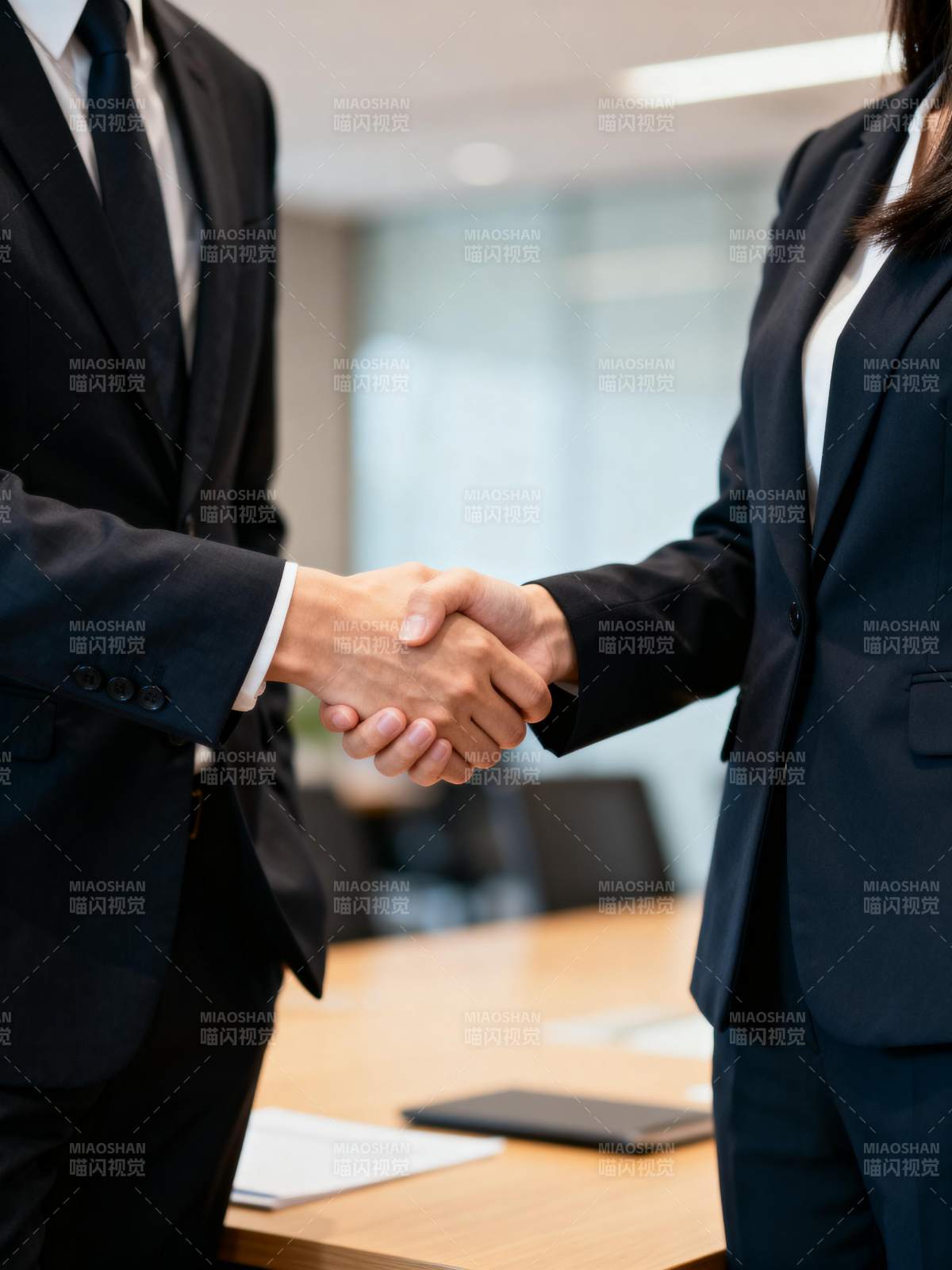 商务握手合作图片