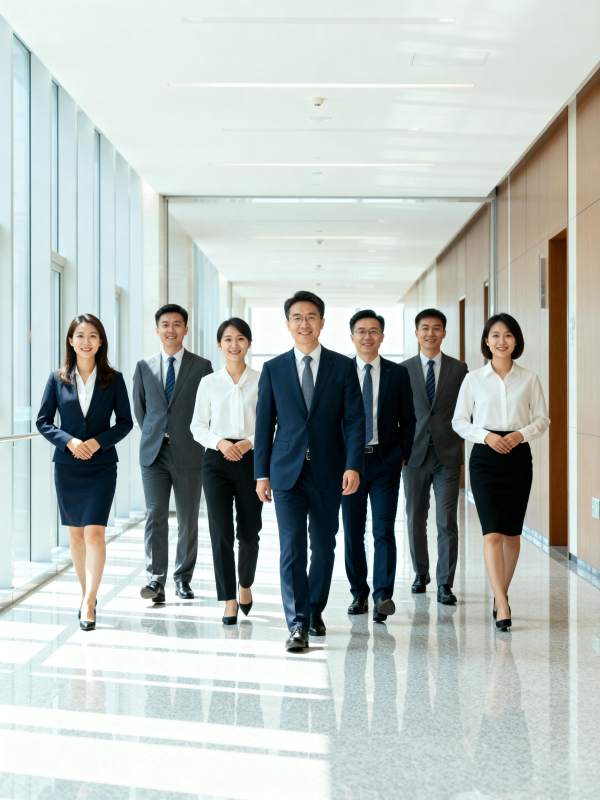 商务团队前行图片