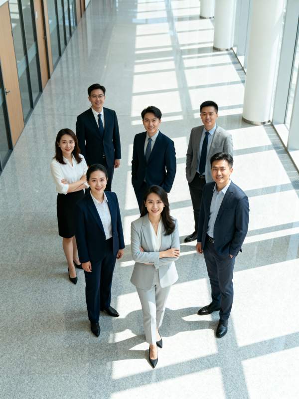 商务团队合影图片