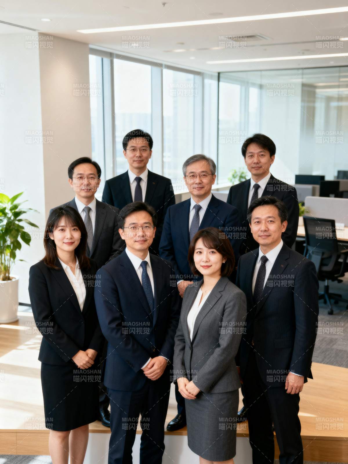 专业团队合影图片