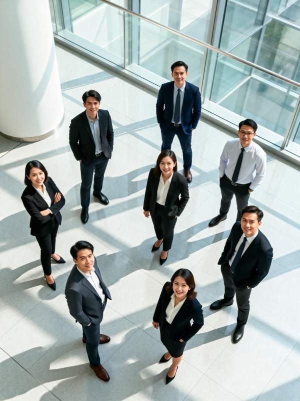 商务团队合影图片