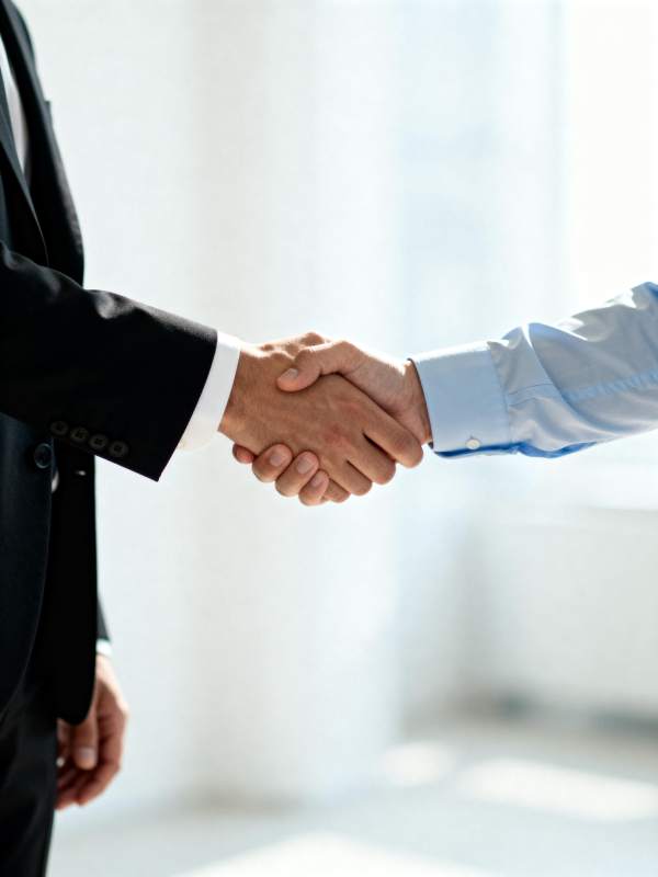 握手合作图片