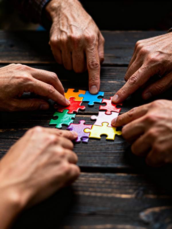 携手拼图 共筑未来图片