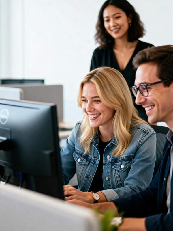 团队协作办公瞬间图片