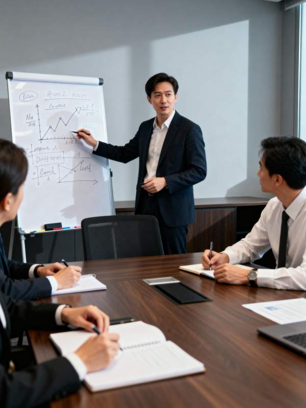 商务会议讲解图示图片