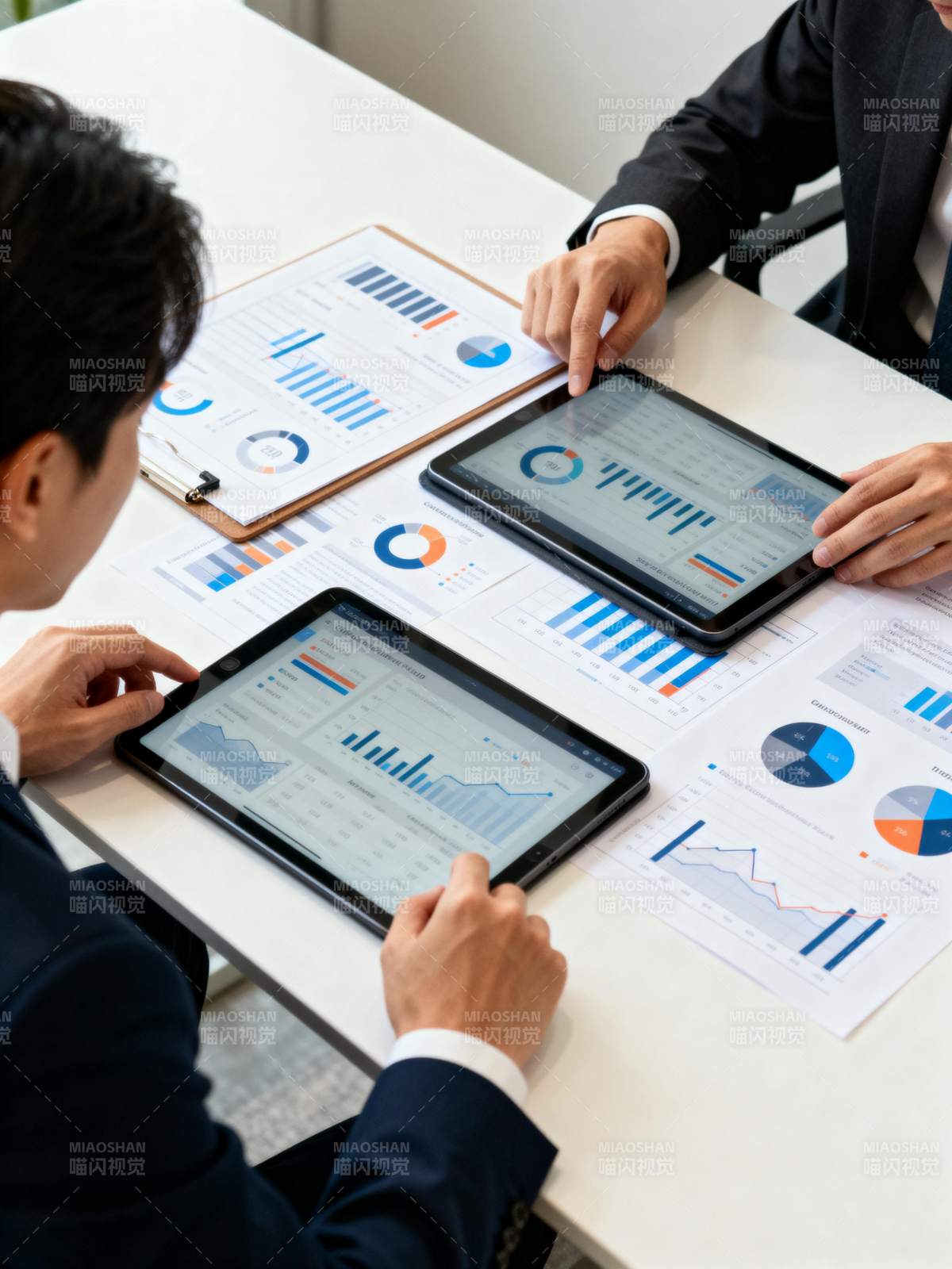 商务数据分析会议图片
