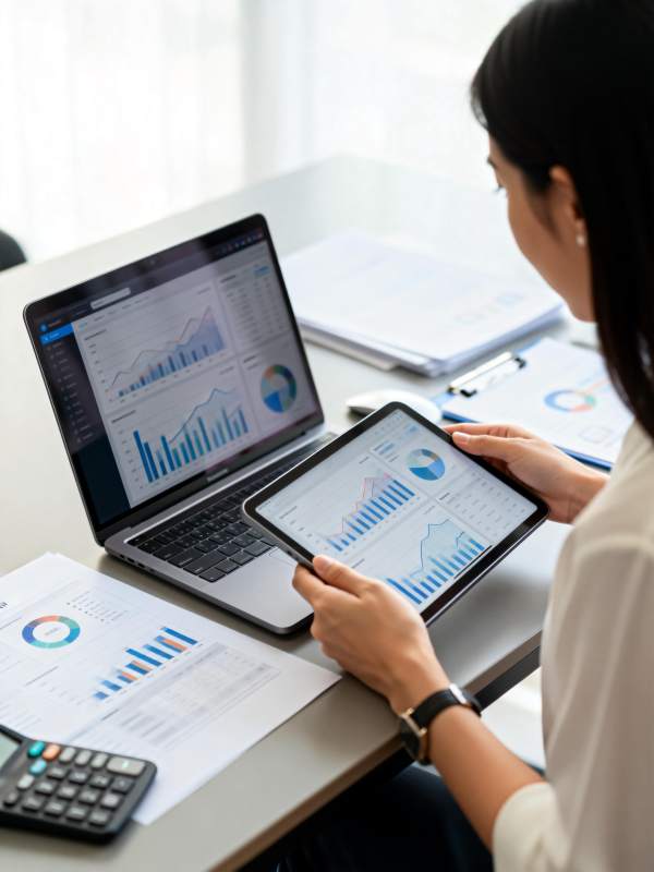 数据分析工作场景图片