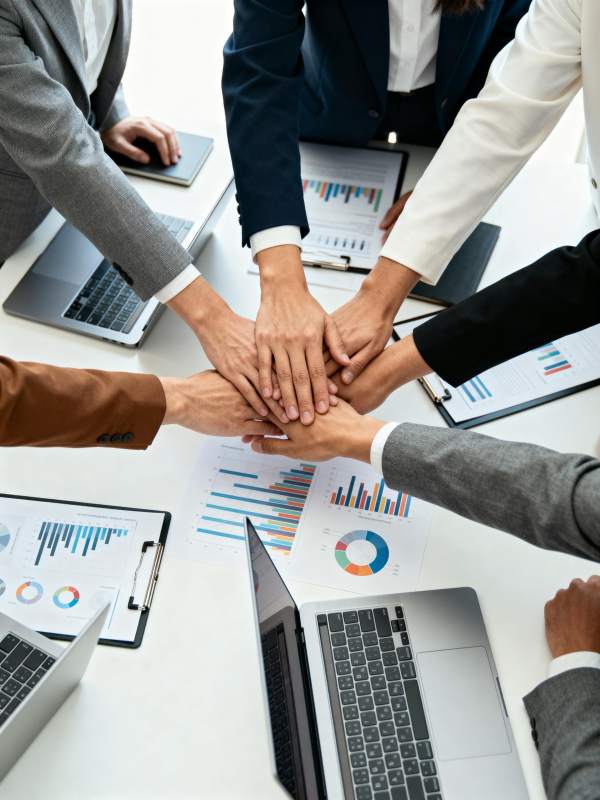 团队协作共进图片