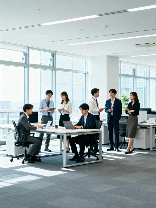 现代办公会议场景图片