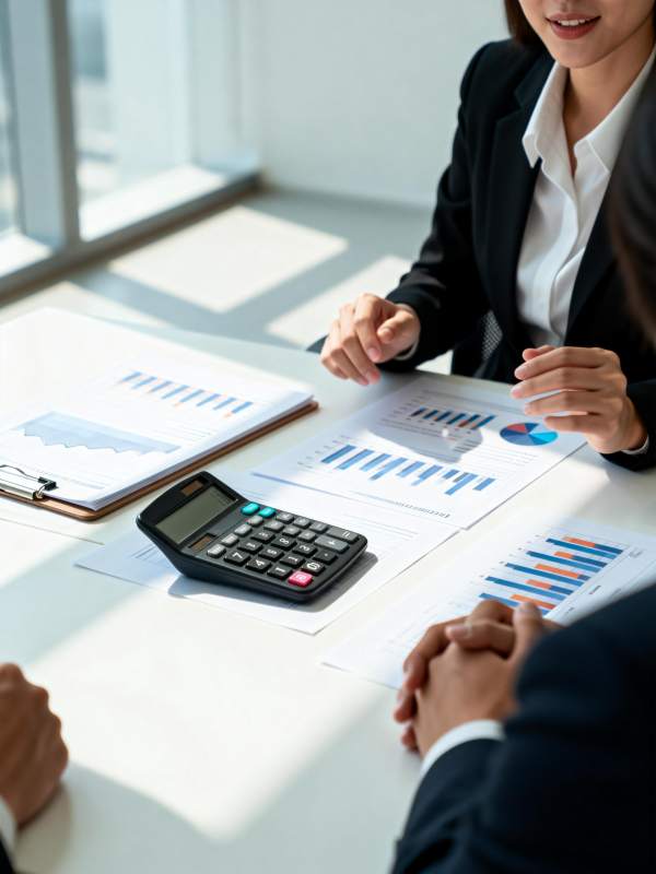 商务会议分析数据图片