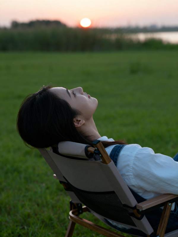 夕阳下的静谧时光图片