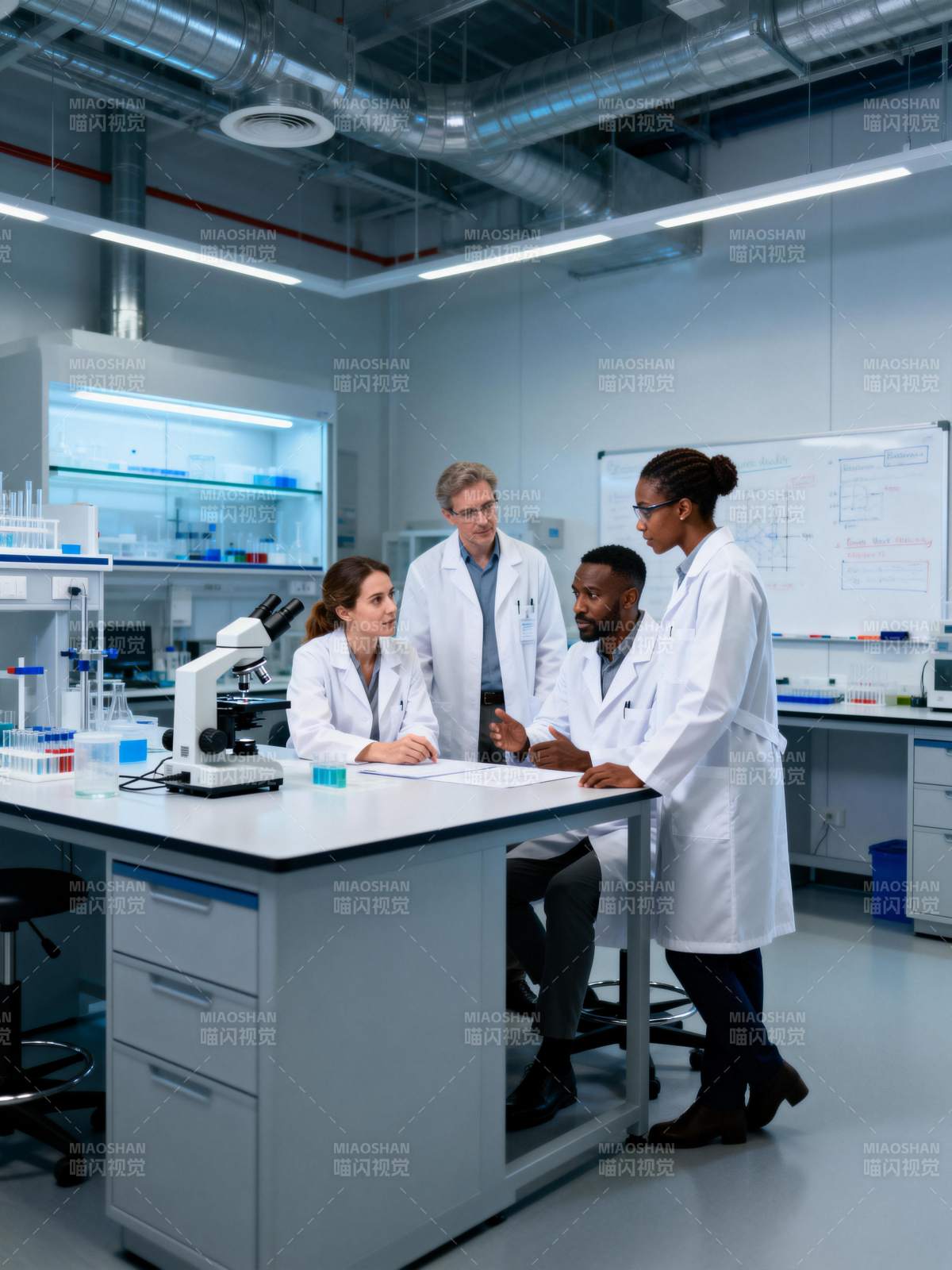 实验室团队研讨图片