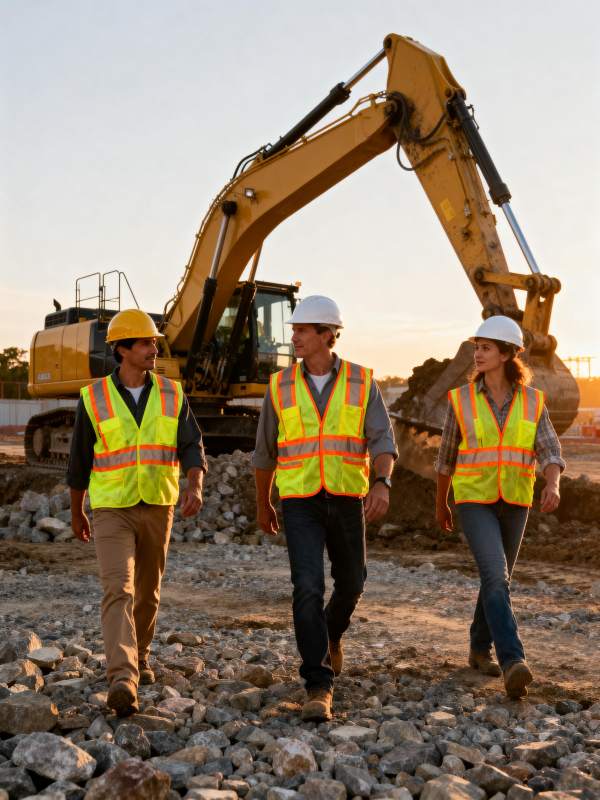 工地三人行图片