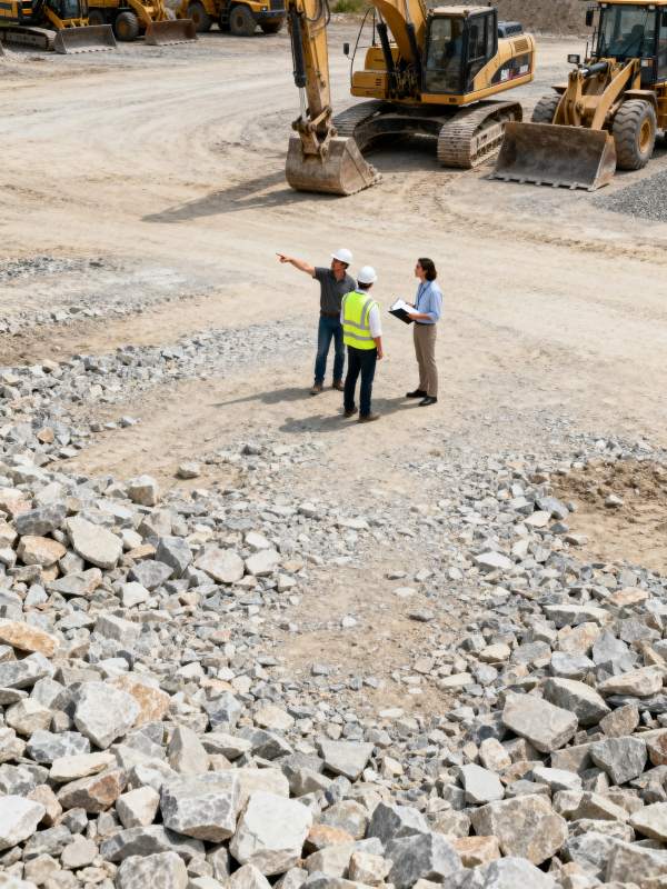 工地现场讨论施工图片