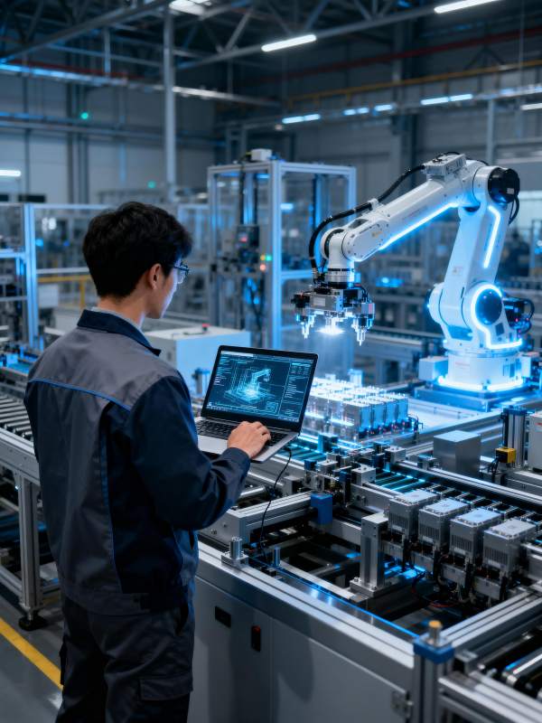 智能制造现场图片