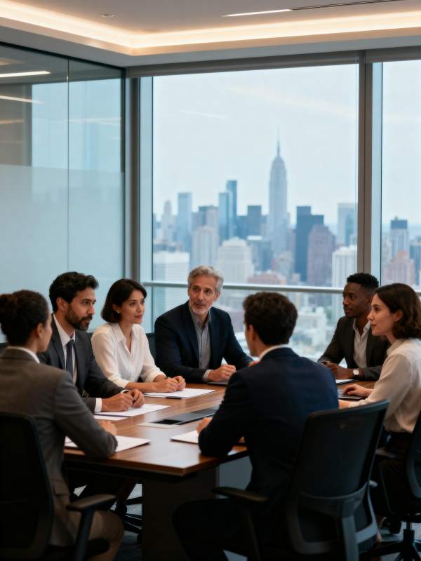 都市商务会议现场图片