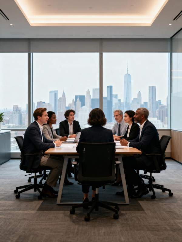 都市商务会议图片