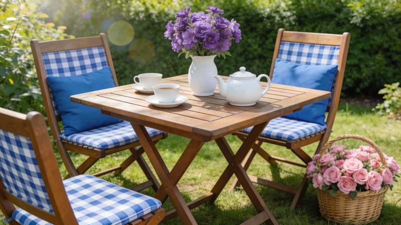 花园茶歇时光图片