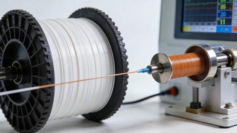 光纤绕线机工作场景图片