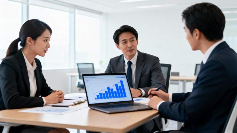 商务会议讨论数据图片