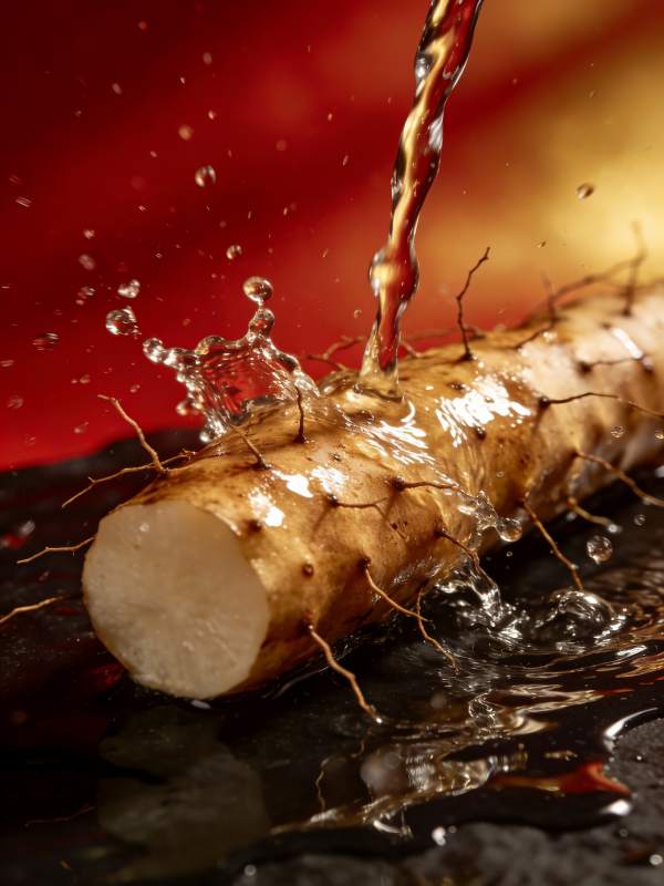 山药淋汁瞬间图片