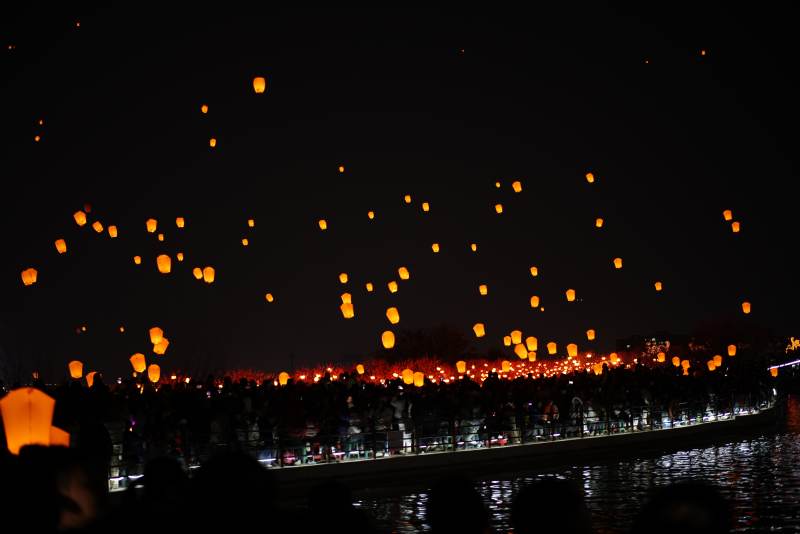 千灯会-孔明灯图片