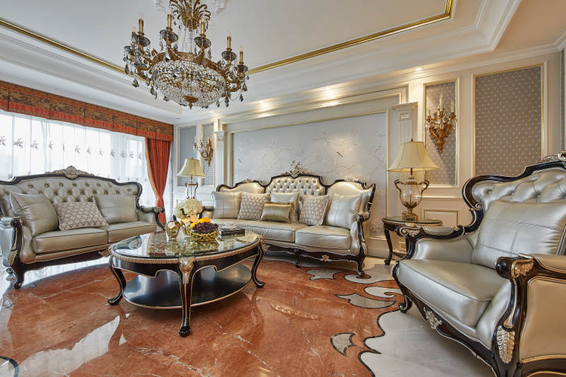 奢华欧式客厅图片
