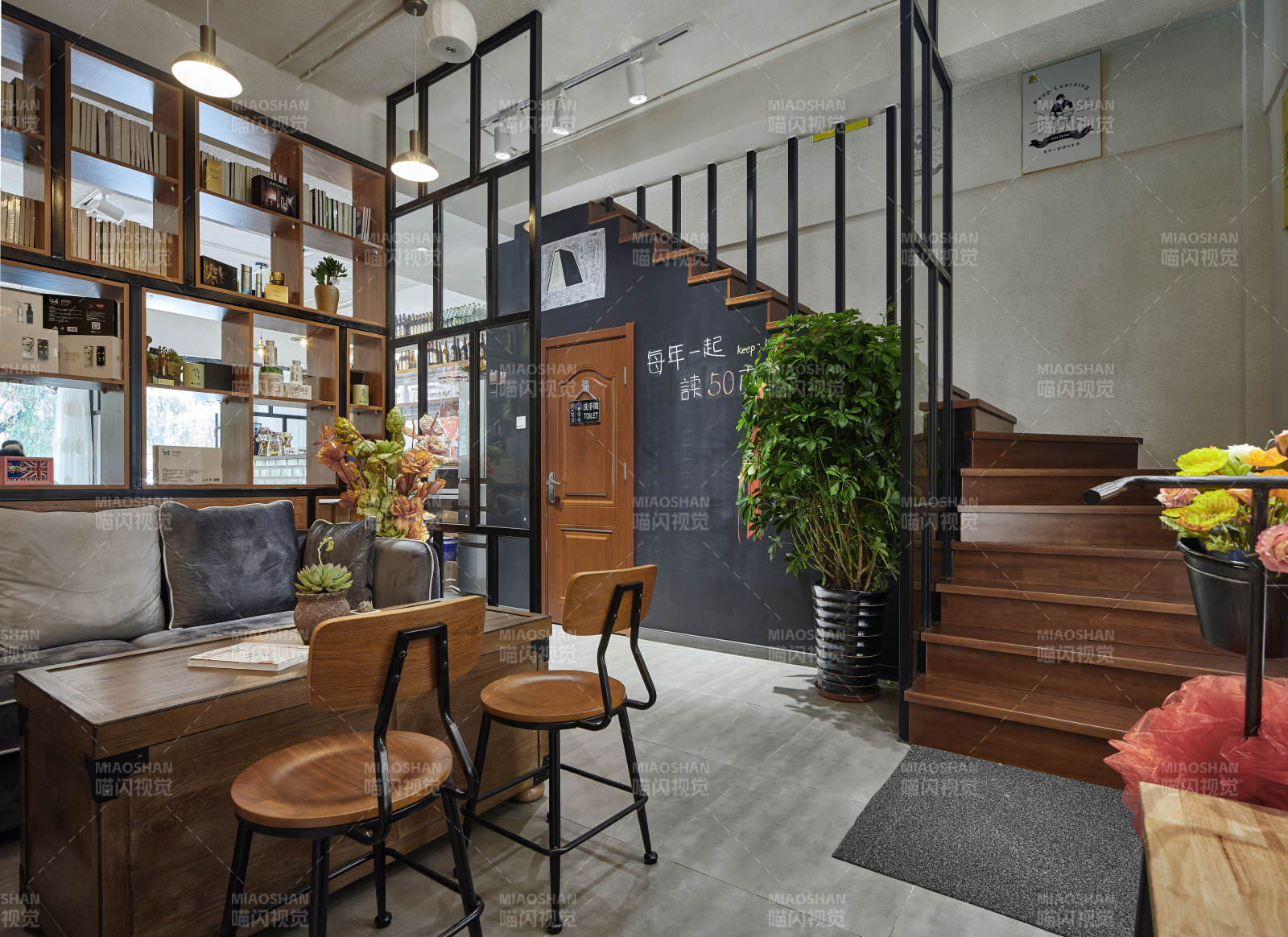 温馨书吧咖啡馆图片