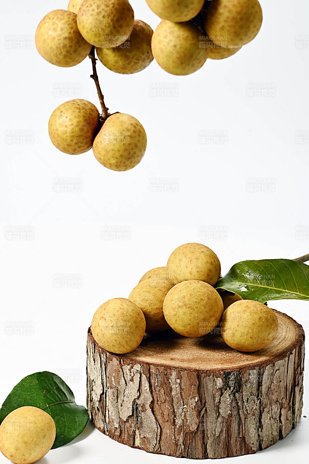 甘甜多汁营养丰富的亚热带水果龙眼特写图片