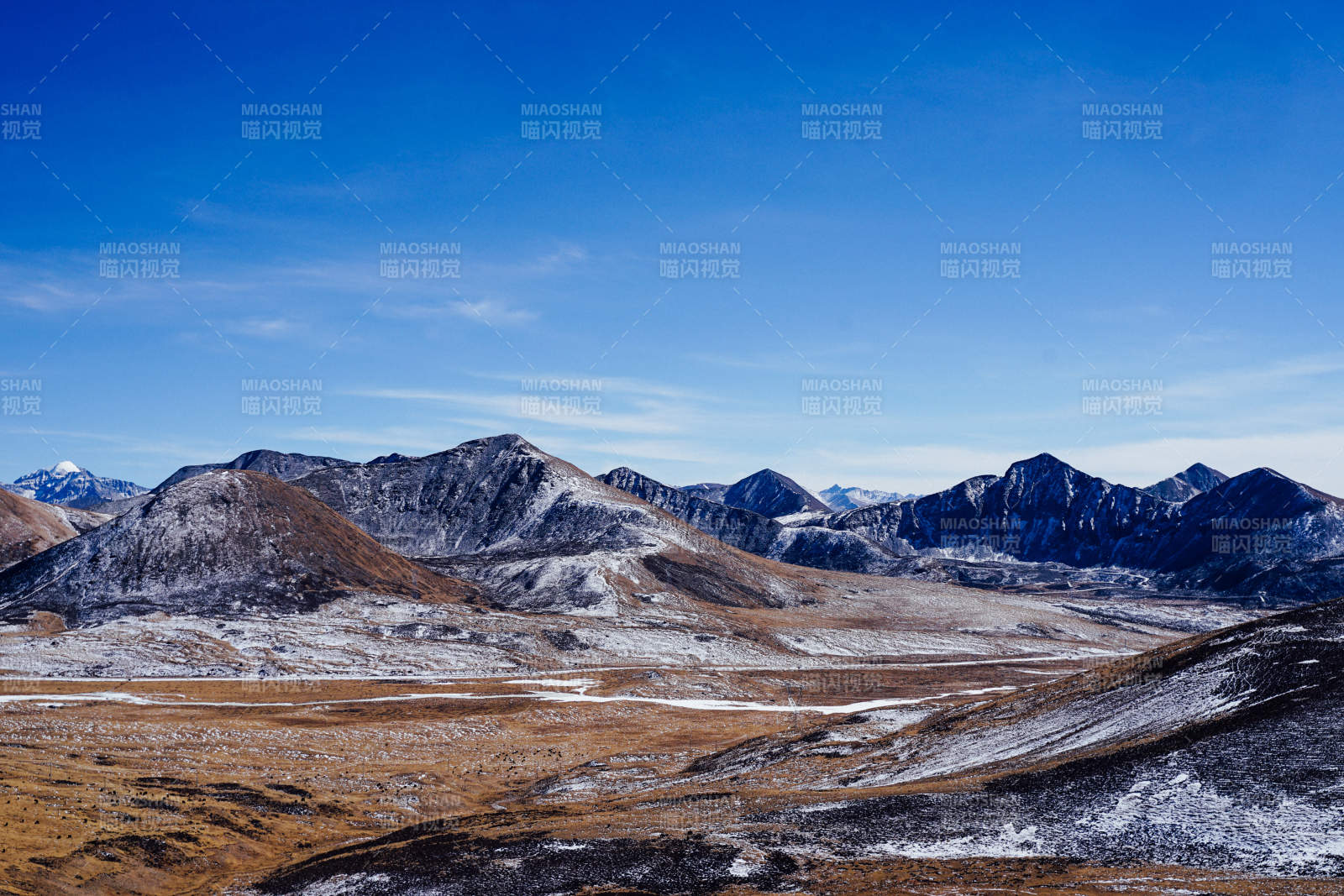 米拉山口雪山高原风光图片