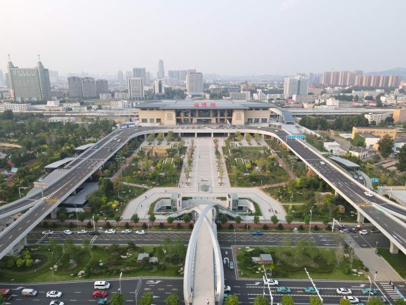 淄博高铁站图片