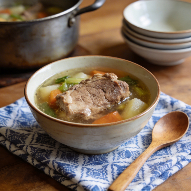 暖心炖肉汤图片