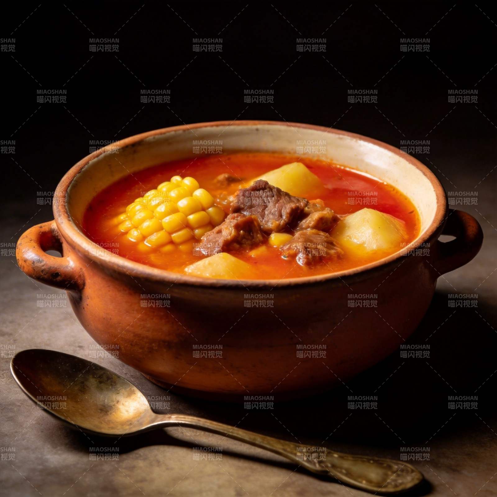 牛肉玉米汤图片