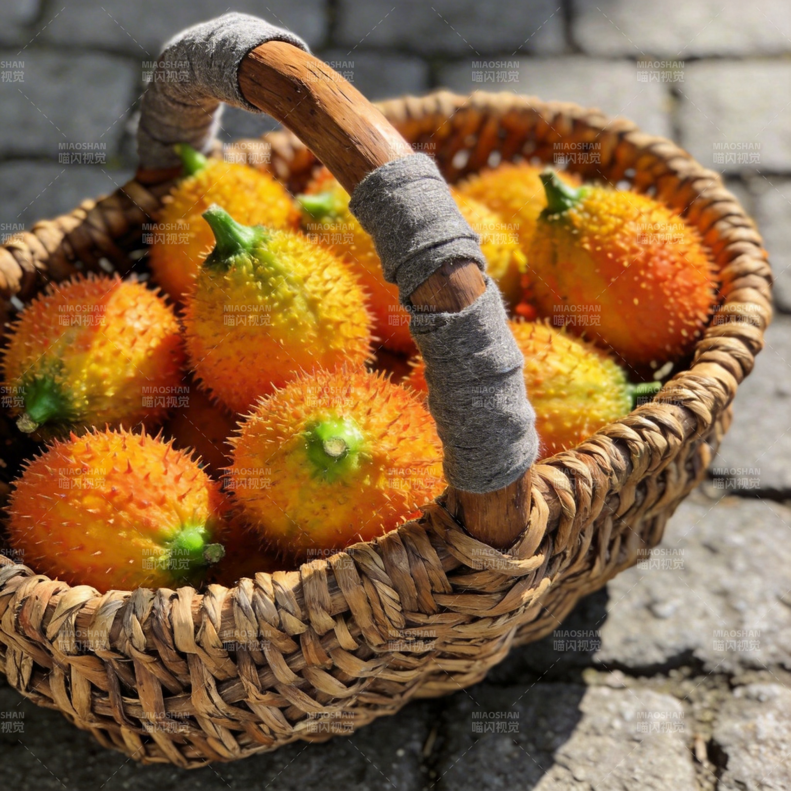 刺角瓜篮子图片