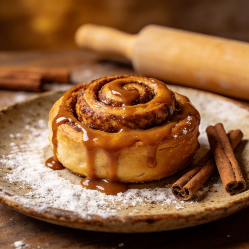 焦糖肉桂卷图片