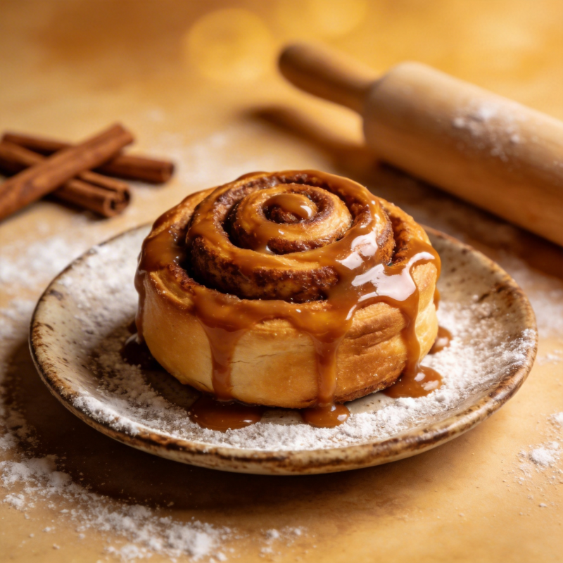 香甜肉桂卷图片
