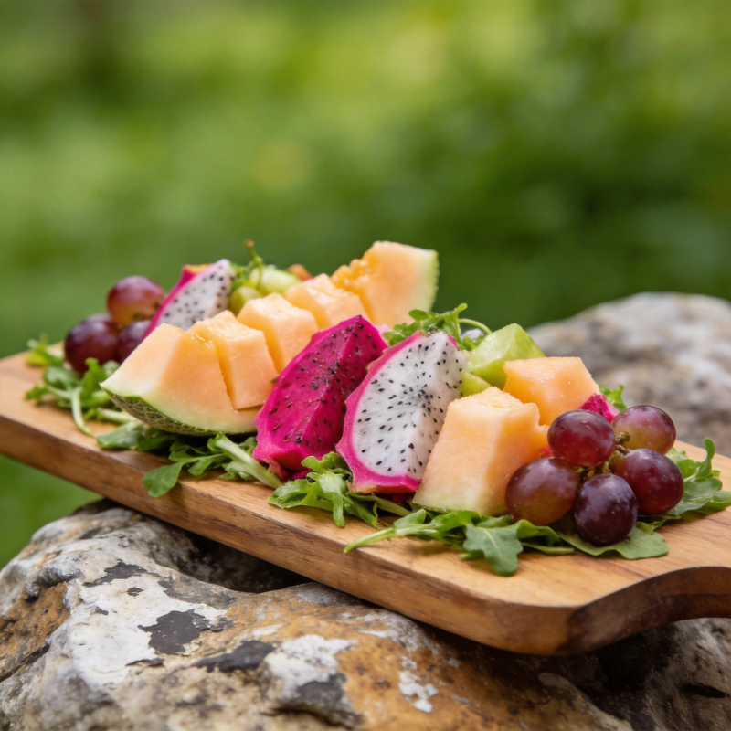 水果拼盘 色彩缤纷图片